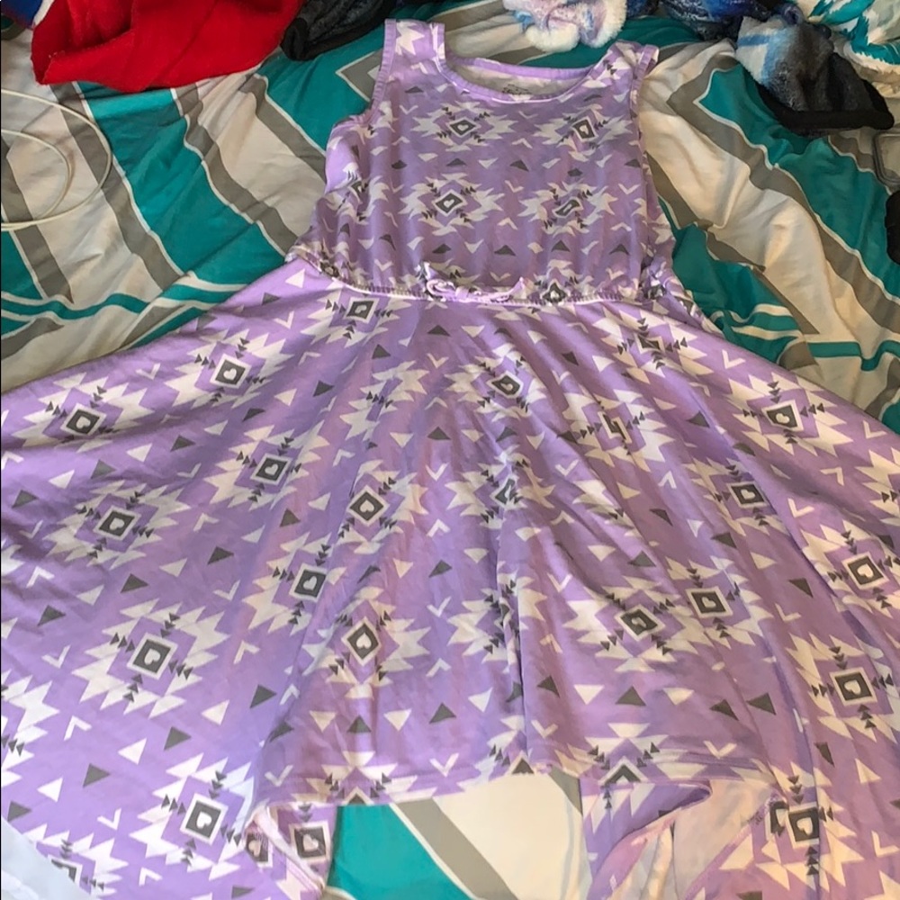 purple dress